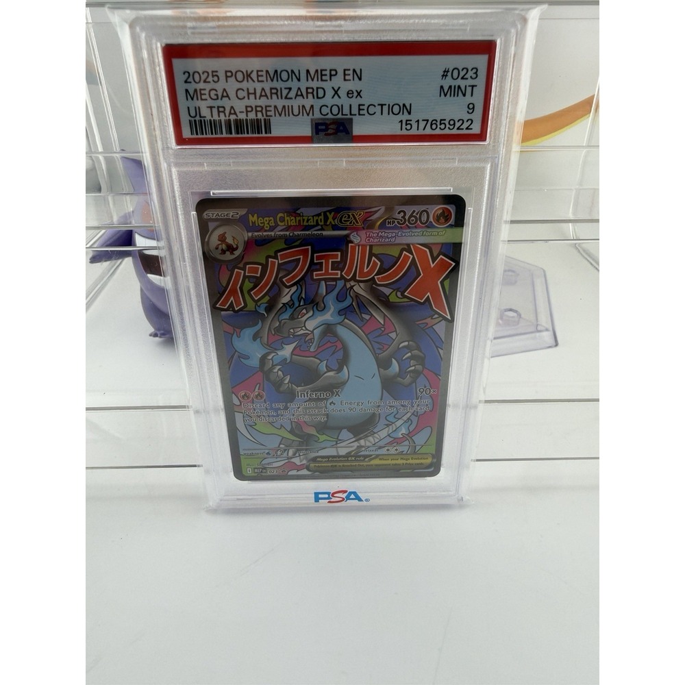 2025 POKEMON MEP EN-ME BLACK STAR PROMO #023 MEGA CHARIZARD X EX